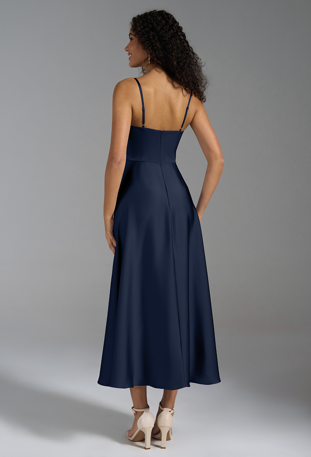 AW Lexi Dark Navy  Beach Wedding Guest Dresses